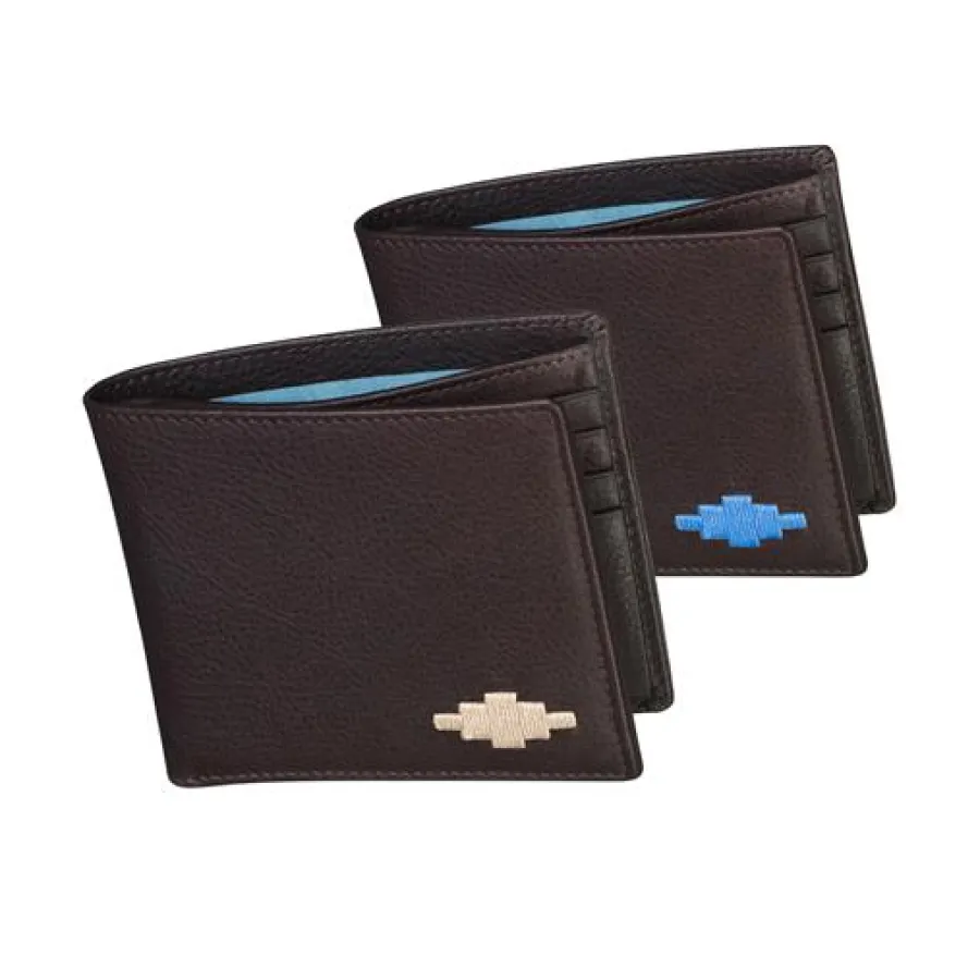 Pampeano Dinero Card Wallet - Brown Leather