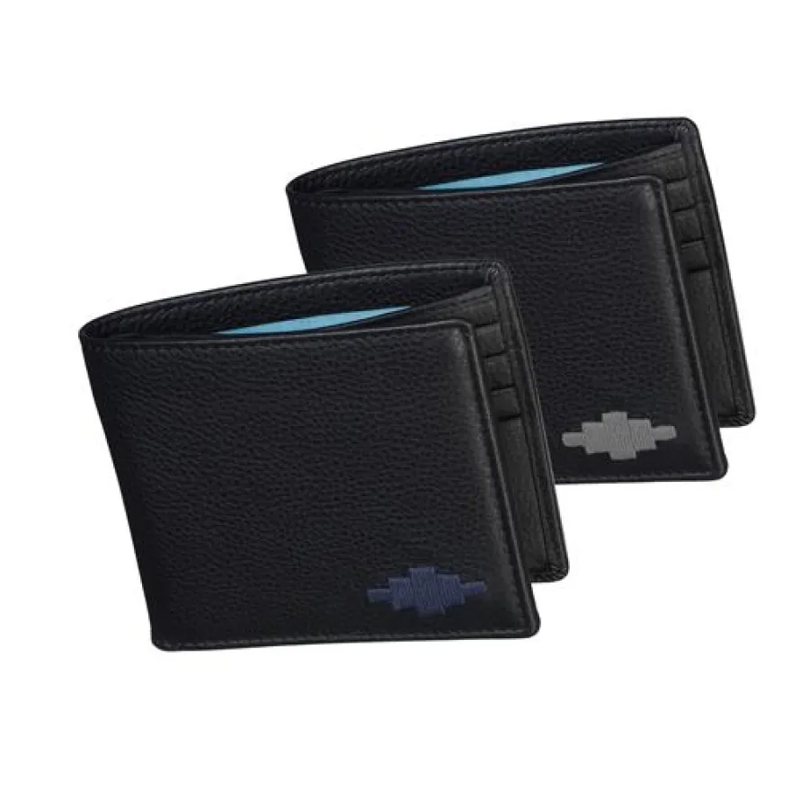 Pampeano Dinero Card Wallet - Black Leather