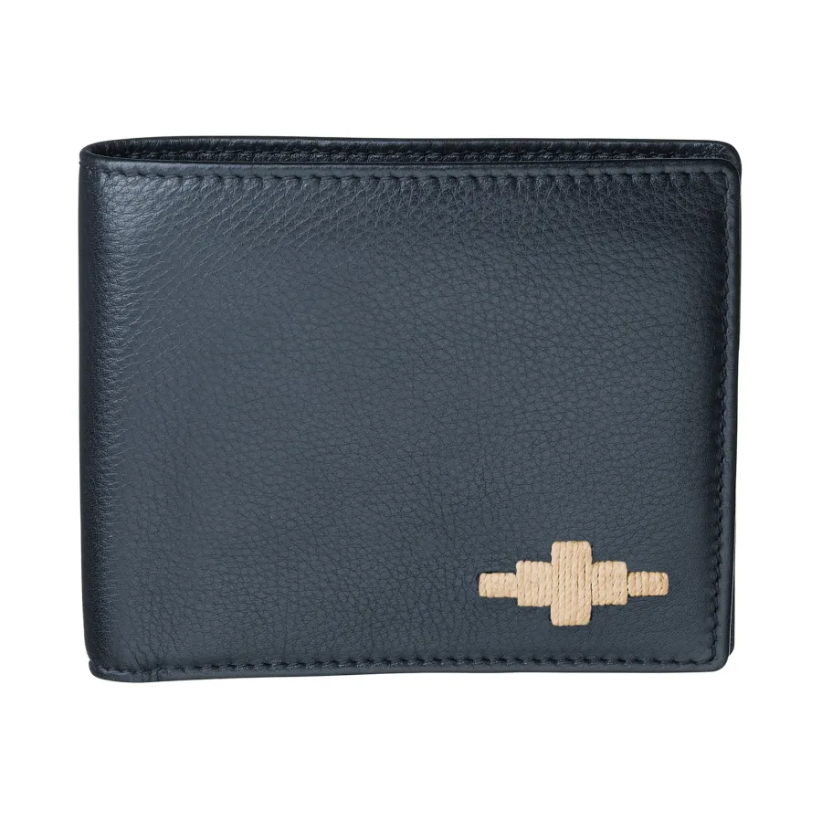 Pampeano Moneda Coin Wallet - Navy Leather