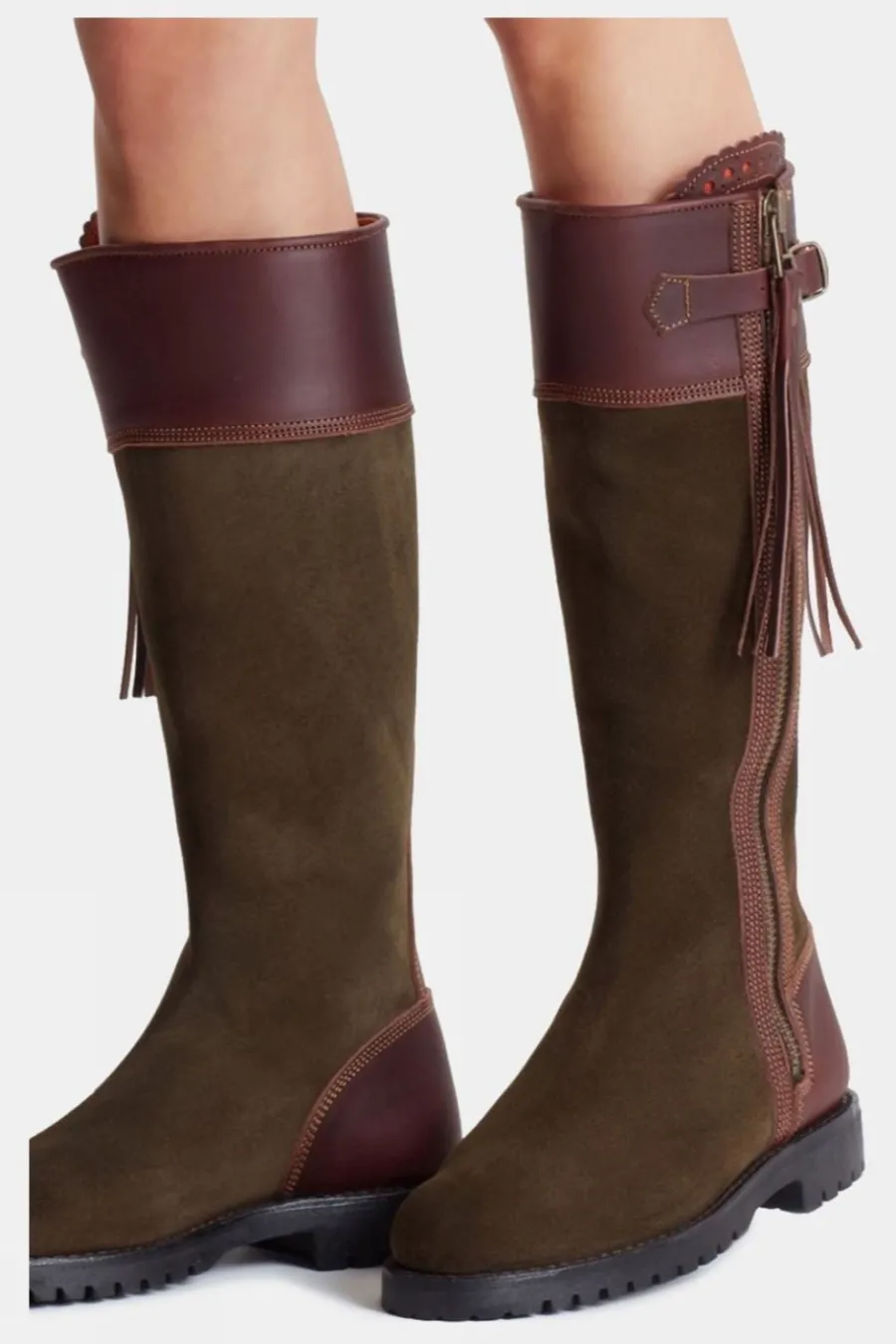 Penelope Chilvers Inclement Tassel Boots - Womens Waterproof Suede - S