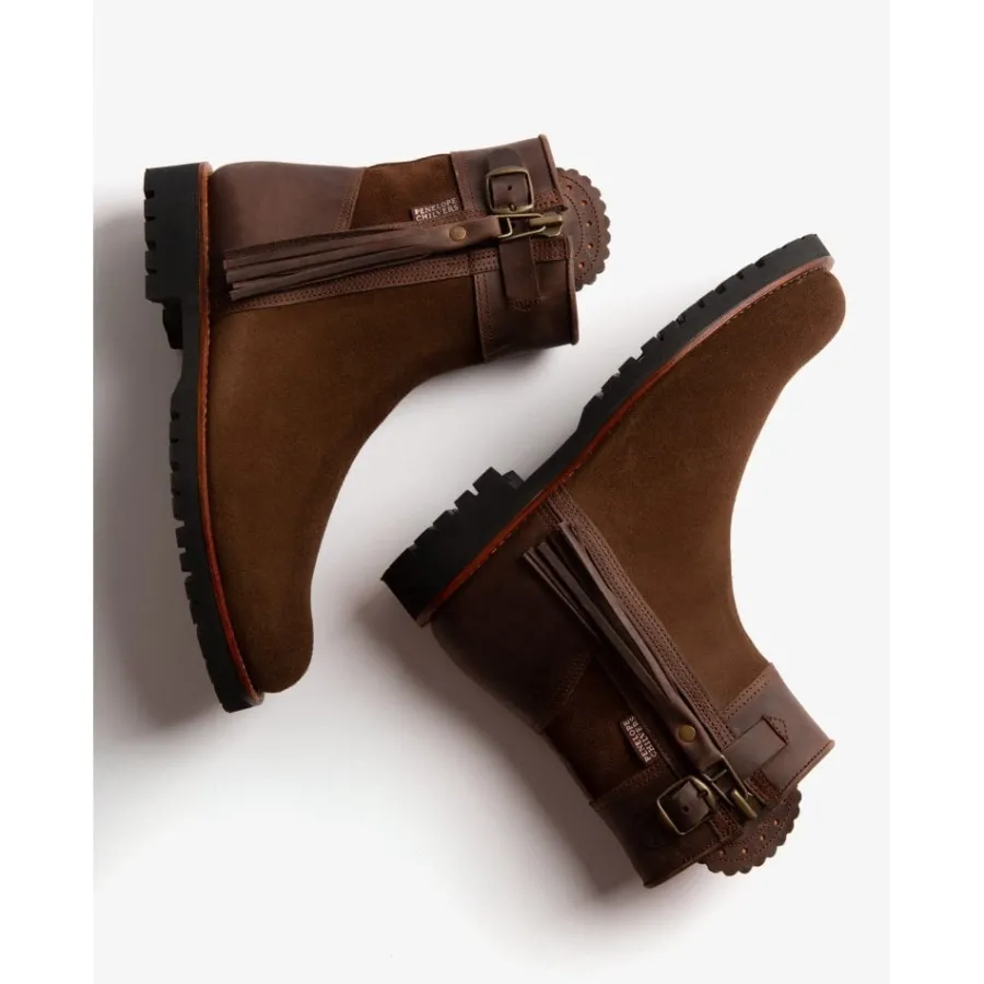 penelope_chilvers_incleme_1.webp Penelope Chilvers Inclement Cropped Tassel Boots - Womens Waterproof S