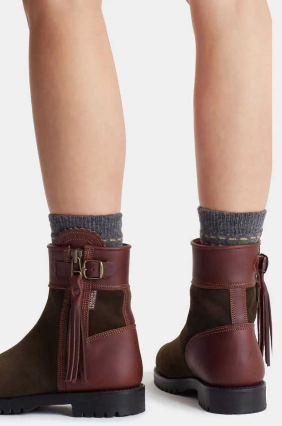 penelope_chilvers_incleme_2-1.webp Penelope Chilvers Inclement Cropped Tassel Boots - Womens Waterproof S