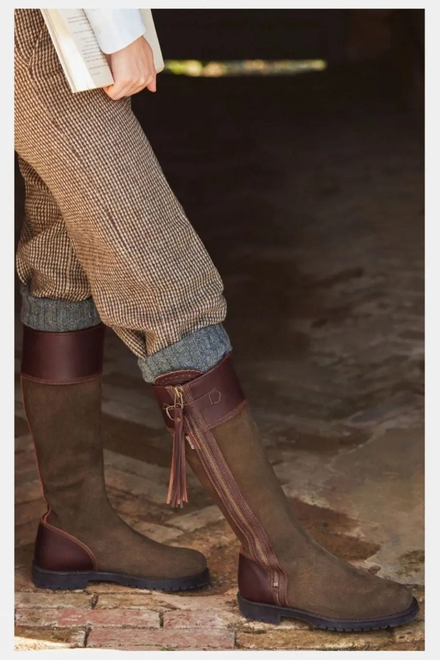 penelope_chilvers_incleme_2-2.webp Penelope Chilvers Inclement Tassel Boots - Womens Waterproof Suede - S