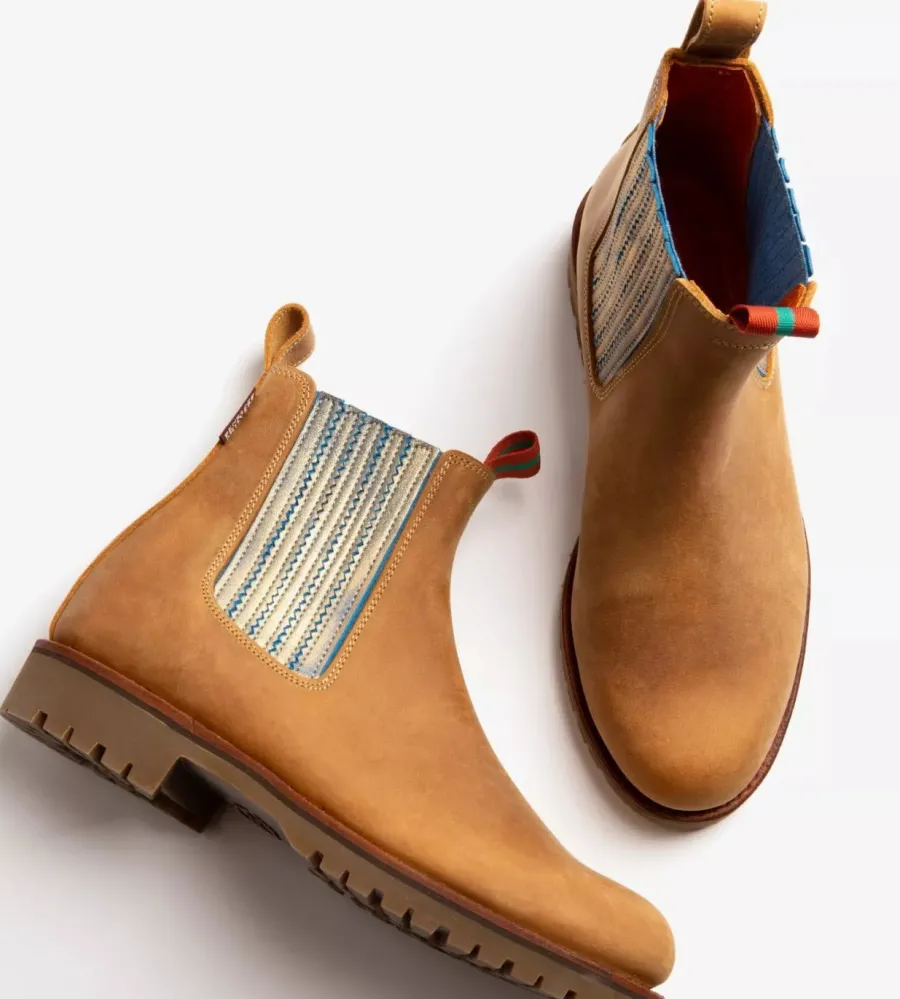 penelope_chilvers_oscar_c_4.webp Penelope Chilvers Oscar Chelsea Boots - Leather - Biscuit/Sky