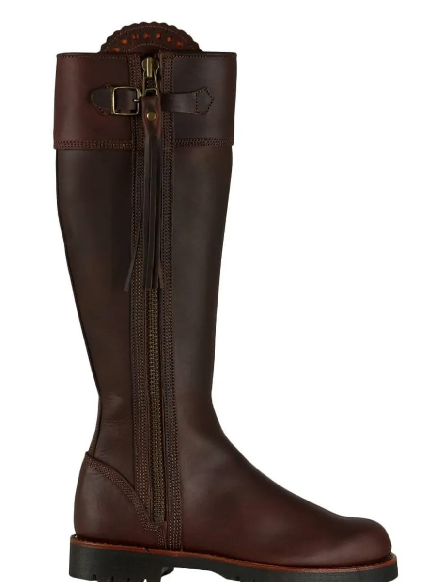Penelope Chilvers Standard Tassel Boots - Leather - Conker