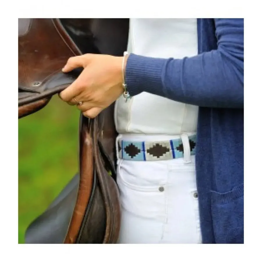 pioneros_polo_belt__narro_2-1.webp Women Pioneros Polo Belt - Narrow Argentinian - 159 Pale Blue/White with Blu