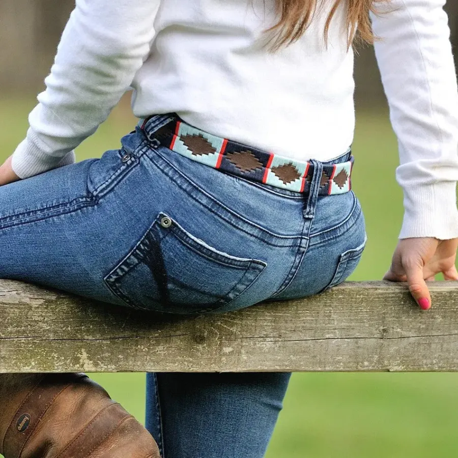 pioneros_polo_belt__wide__1-5.webp Pioneros Polo Belt - Wide Argentinian - 186 Navy/Pale Blue with Red St