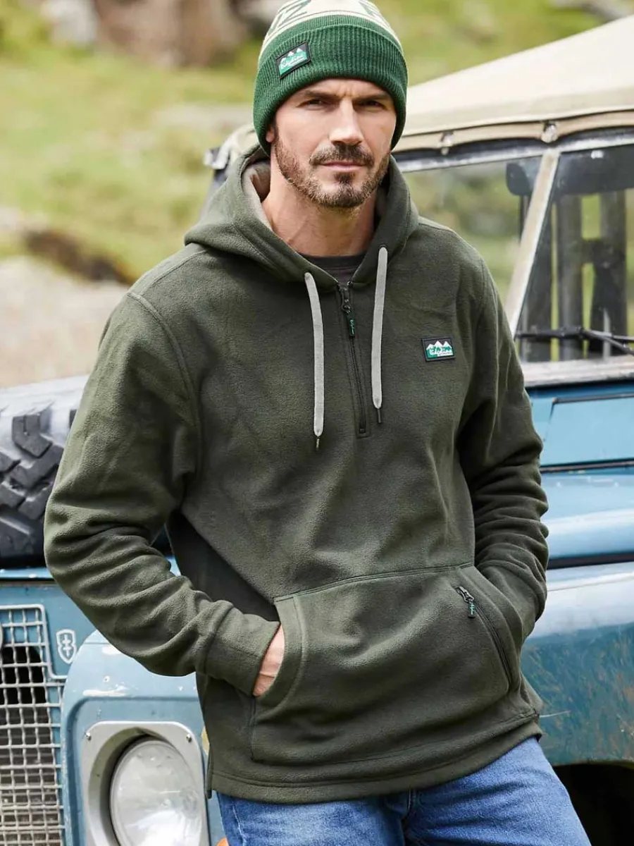 Ridgeline Ballistic Fleece Hoodie - Mens - Deep Forest