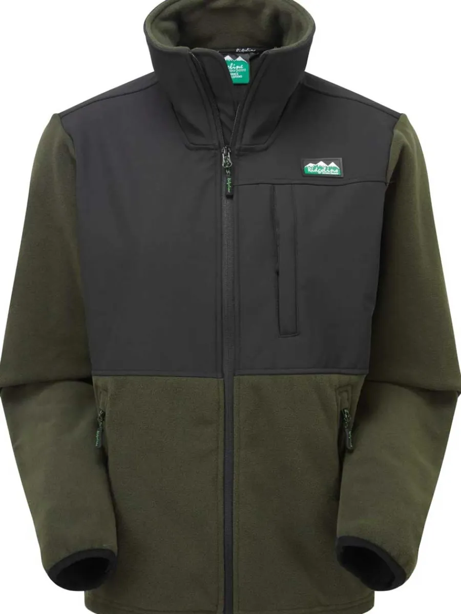 Ridgeline Mens Hybrid Jacket - Olive & Black