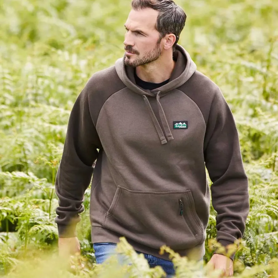 Ridgeline North Island Hoodie - Mens - Light Bark