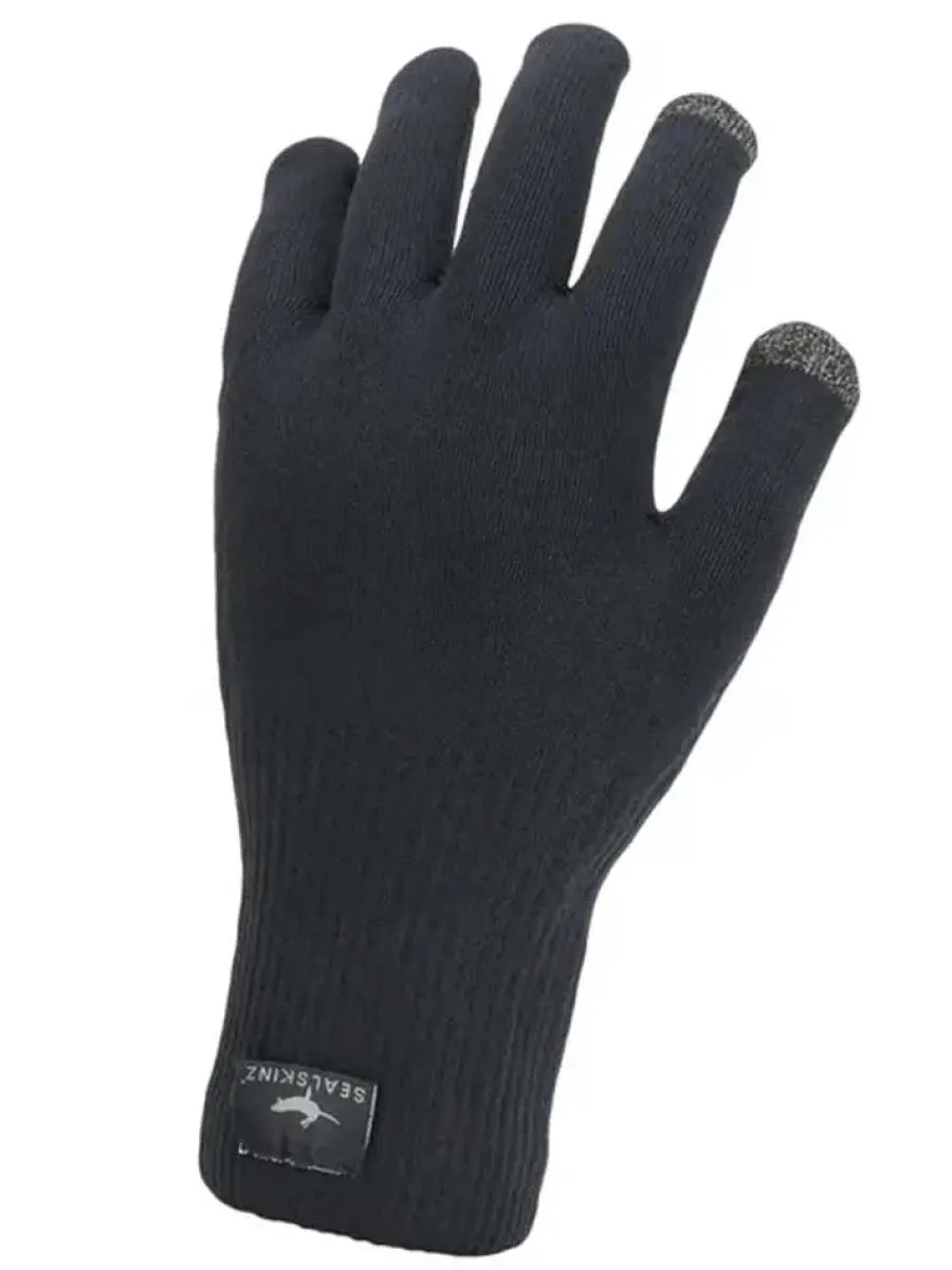 Sealskinz Anmer Gloves - Waterproof All Weather Ultra Grip Knitted Glo