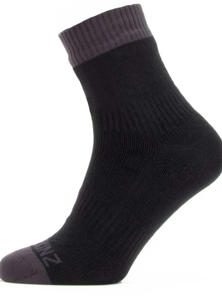 Sealskinz Waterproof Warm Weather Ankle Length Socks - Black