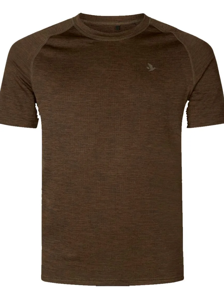 Seeland Active Short Sleeve T-shirt - Mens - Demitasse Brown