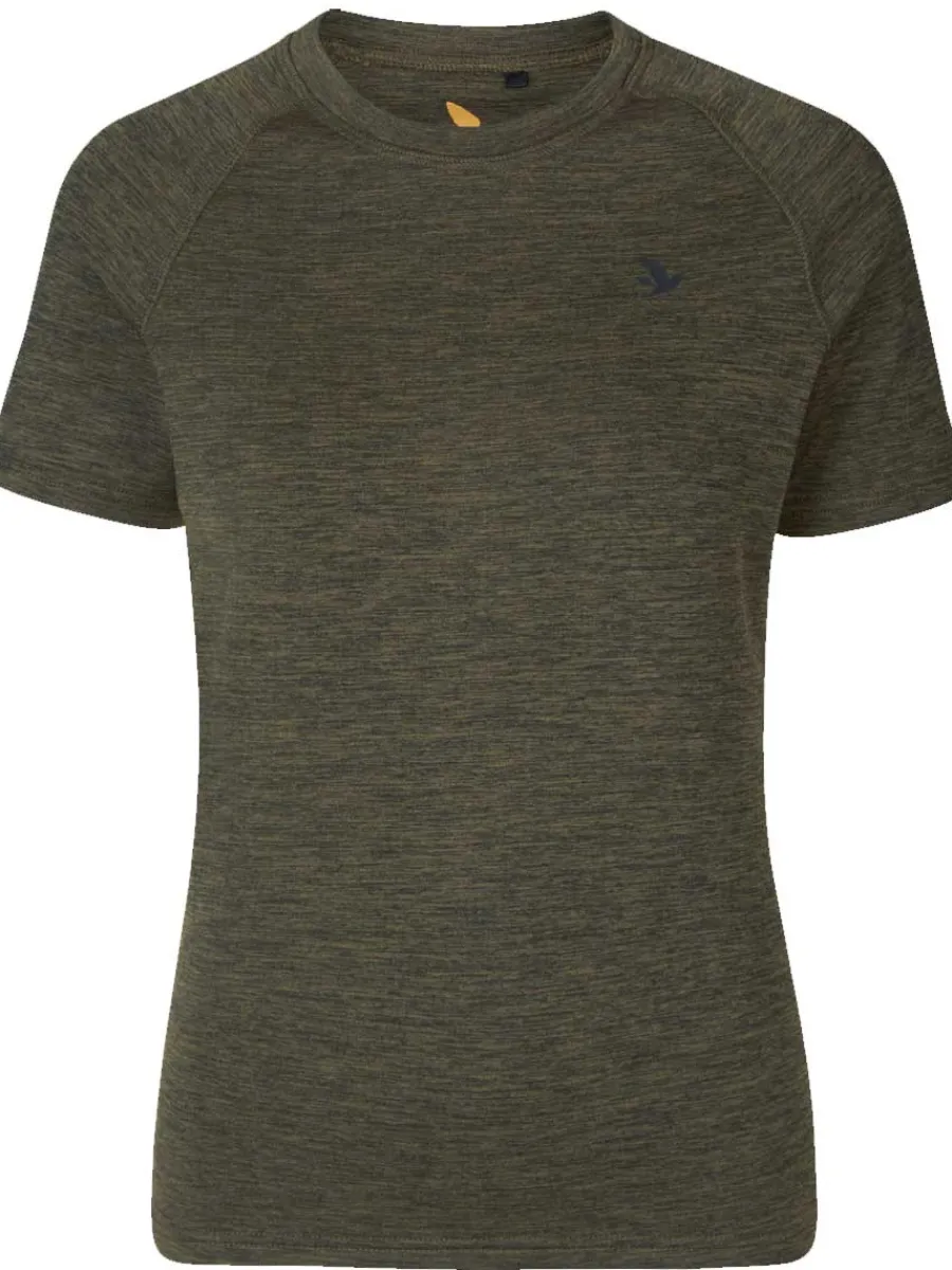 Women Seeland Active Short Sleeve T-shirt - Ladies - Pine Green