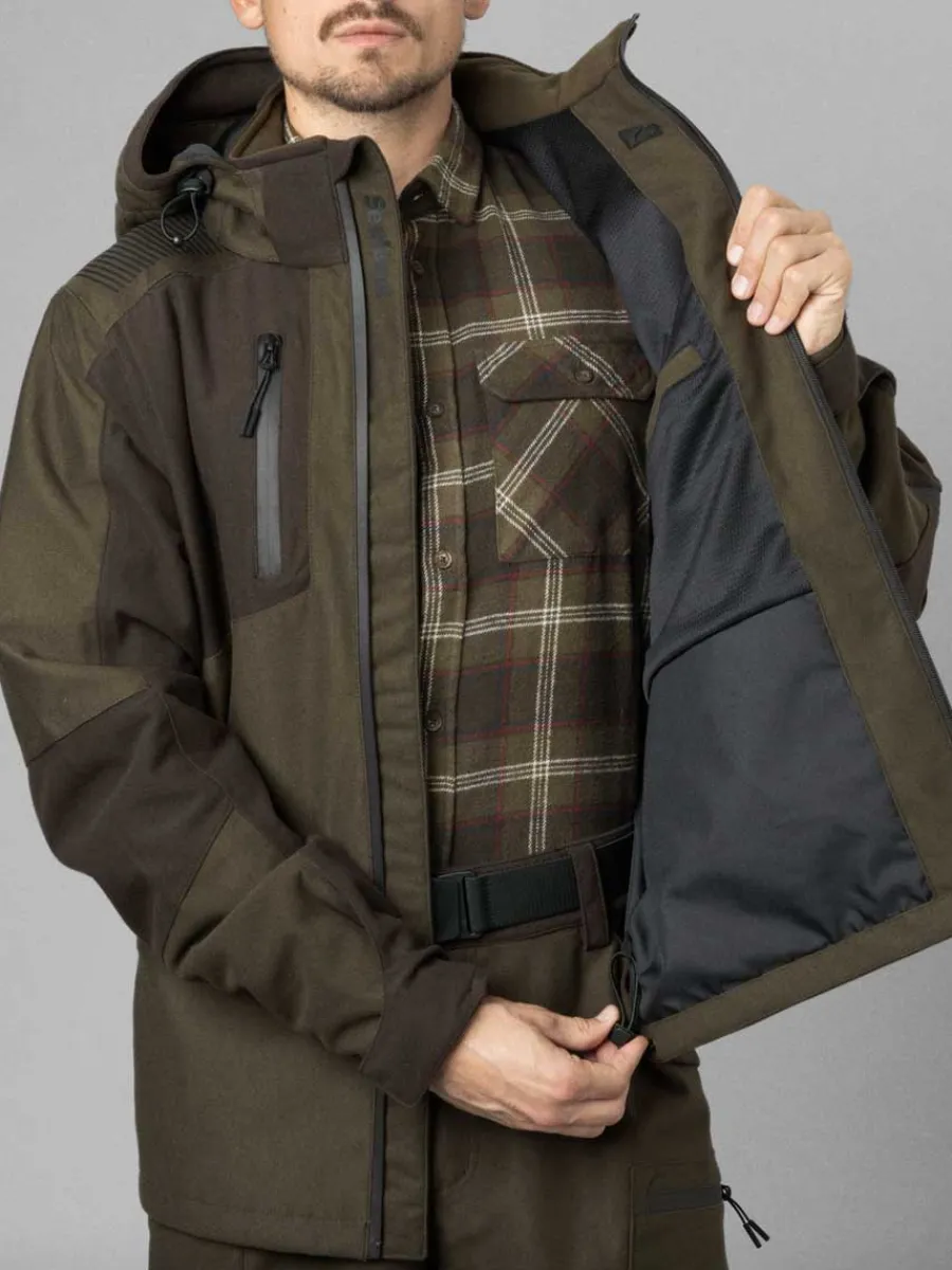 seeland_chaser_waterproof_13.webp Seeland Chaser Waterproof Jacket - Mens - Pine Green