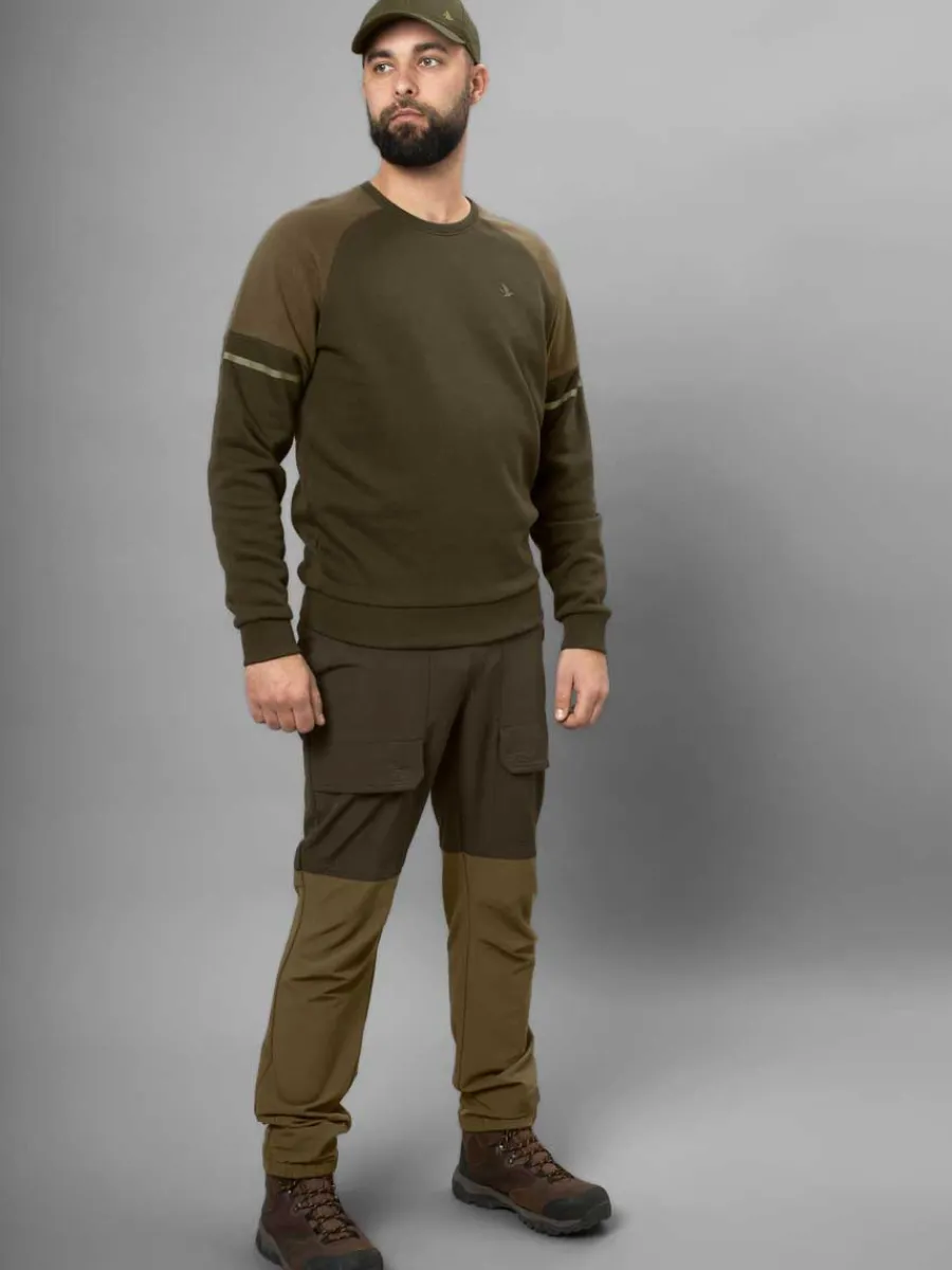 seeland_cross_sweatshirt__3.webp Seeland Cross Sweatshirt - Mens - Pine Green