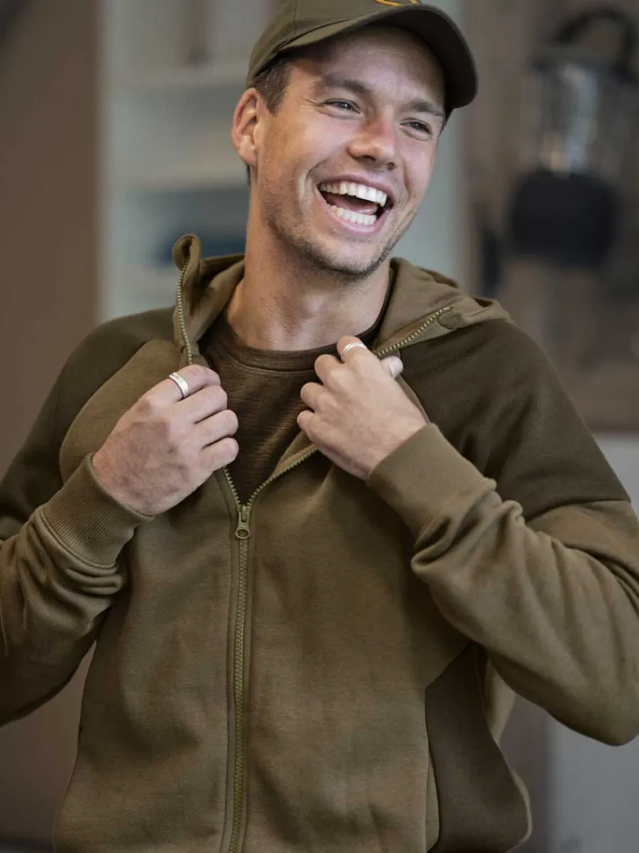 seeland_cross_zip_hoodie__2.webp Seeland Cross Zip Hoodie - Mens - Dark Olive