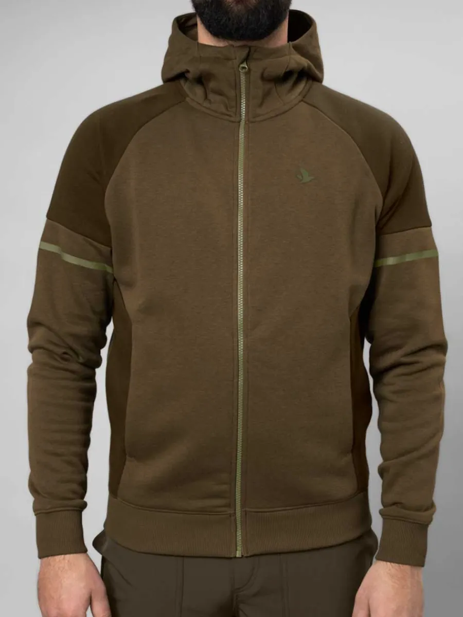 seeland_cross_zip_hoodie__3.webp Seeland Cross Zip Hoodie - Mens - Dark Olive
