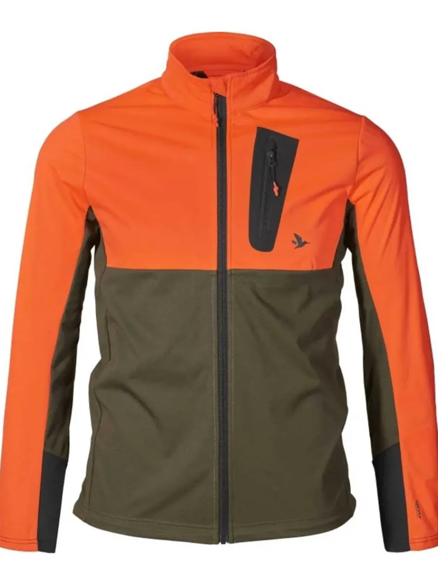 Seeland Force Advanced Softshell Jacket - Mens - Hi-Vis Orange