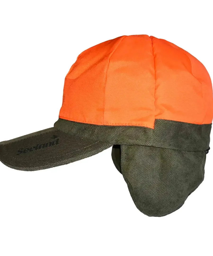 seeland_helt_cap__reversi_2.webp Women Seeland Helt Cap - Reversible Flourescent Crown - Grizzly Brown