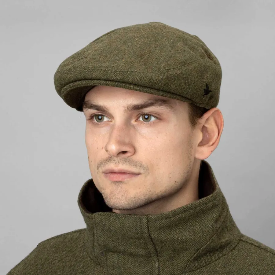 seeland_hillside_sixpence_3.webp Seeland Hillside Sixpence Flat Cap - Moss Green