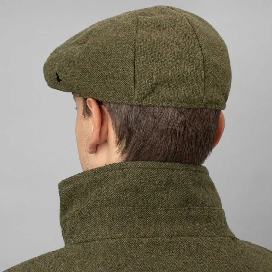seeland_hillside_sixpence_4.webp Seeland Hillside Sixpence Flat Cap - Moss Green