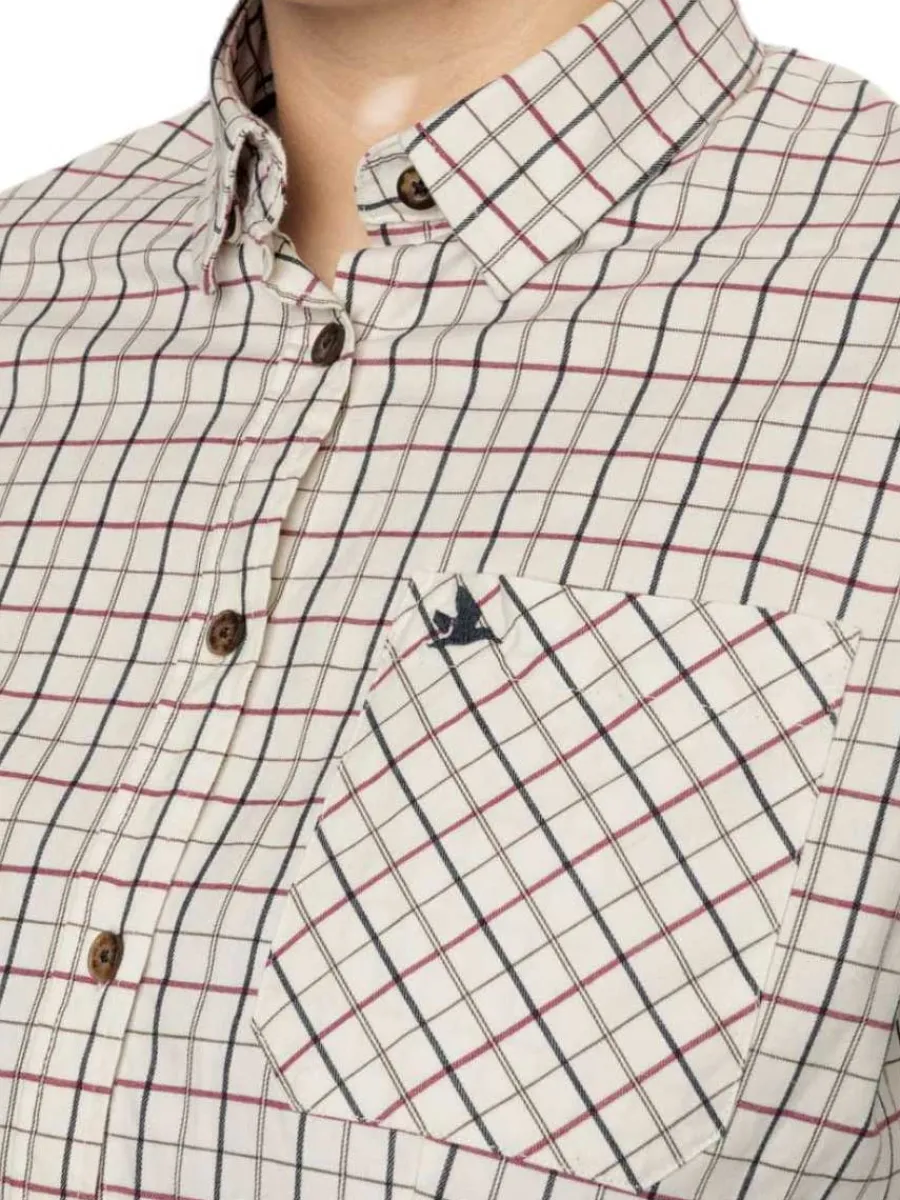 seeland_kerry_shooting_sh_1.webp Women Seeland Kerry Shooting Shirt - Women's - Cabernet / Blue Check