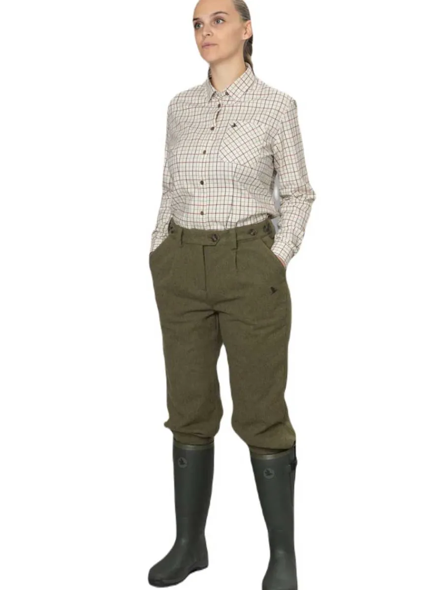 seeland_kerry_shooting_sh_3.webp Women Seeland Kerry Shooting Shirt - Women's - Cabernet / Blue Check