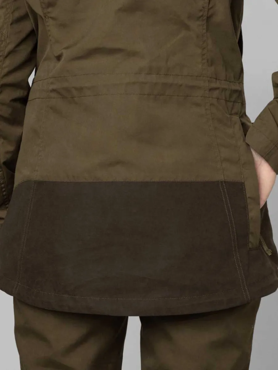 seeland_key_point_kora_wa_12.webp Women Seeland Key Point Kora Waterproof Jacket - Ladies - Pine Green / Grizz