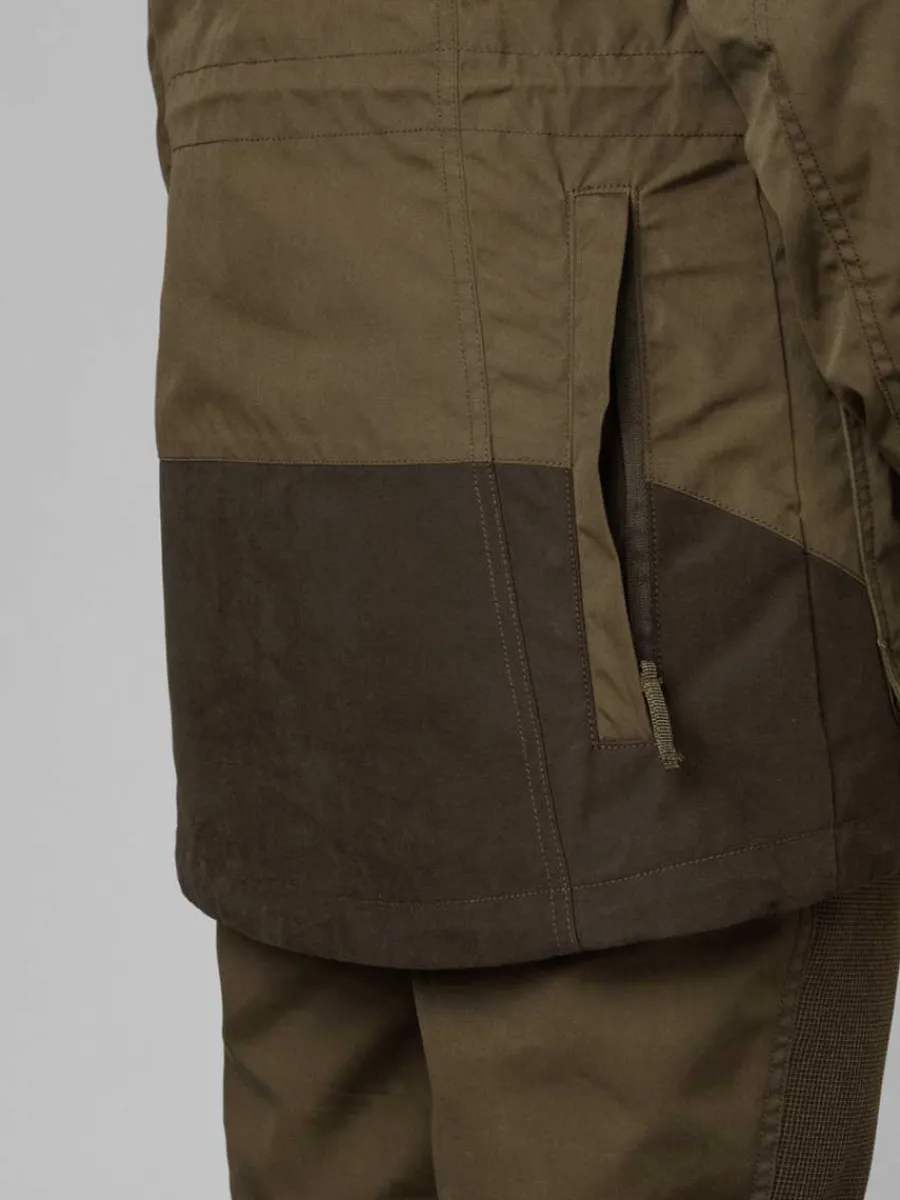 seeland_key_point_kora_wa_3.webp Women Seeland Key Point Kora Waterproof Jacket - Ladies - Pine Green / Grizz