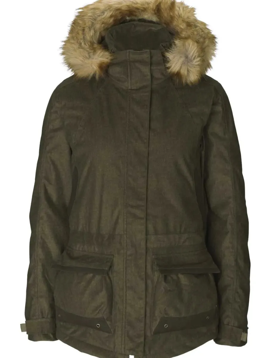 Women Seeland North Jacket - Ladies Thinsulate Lined - Pine Green