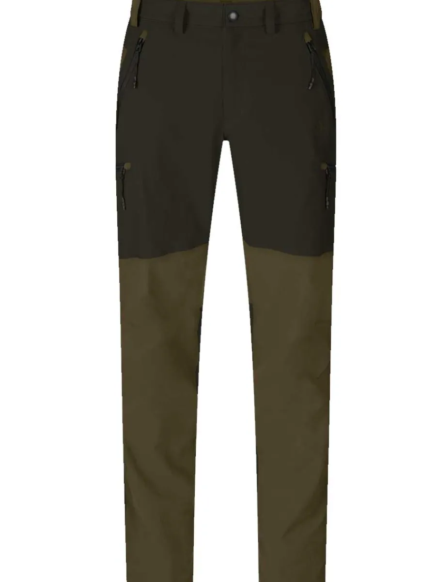 Seeland Outdoor Stretch Trousers - Men's - Grizzly Brown/Duffel green