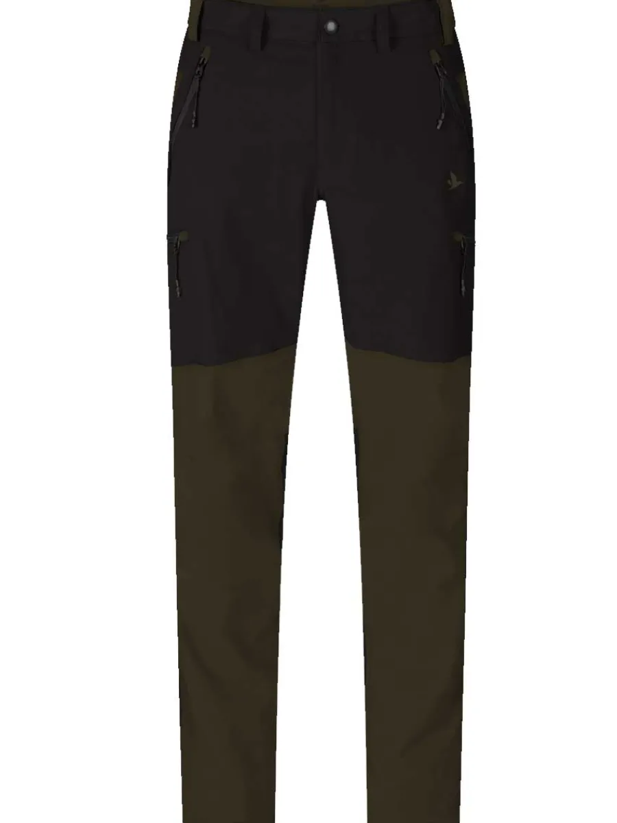 Seeland Outdoor Stretch Trousers - Men's - Pine Green/Meteorite