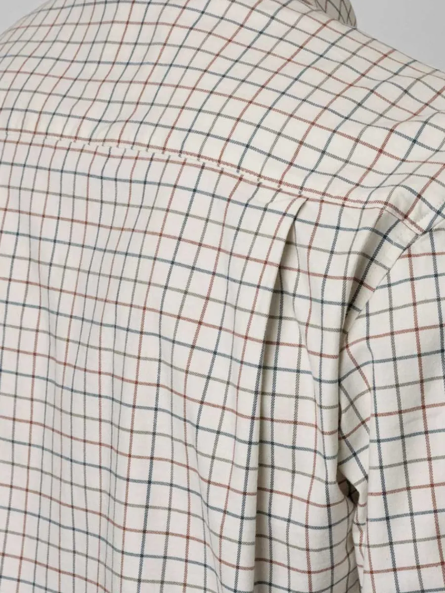 seeland_oxford_shooting_s_6.webp Seeland Oxford Shooting Shirt - Mens - Grape Leaf/Terracotta Check