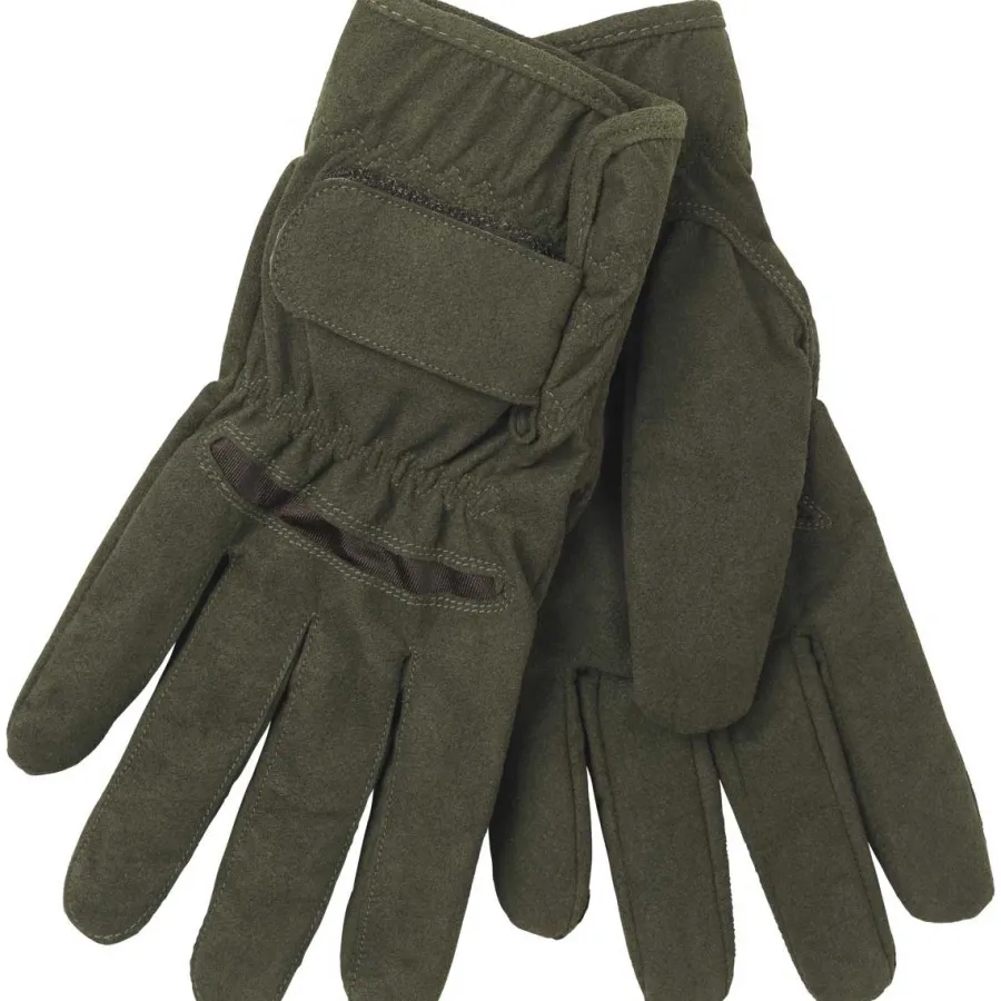 Seeland Shooting Gloves - Non Slip Palms - Pine green