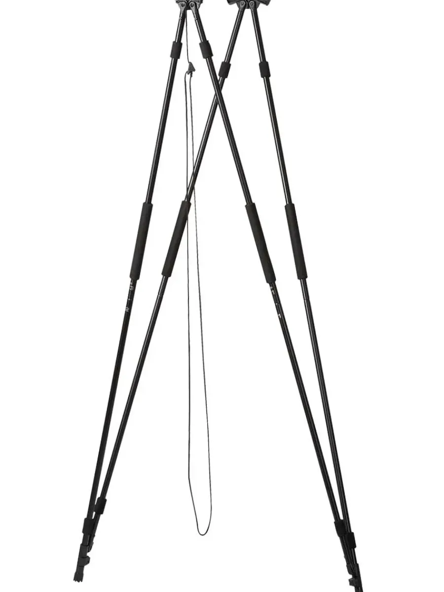 Seeland Shooting Stick - Lightweight 4 Legged- Aluminium - Black