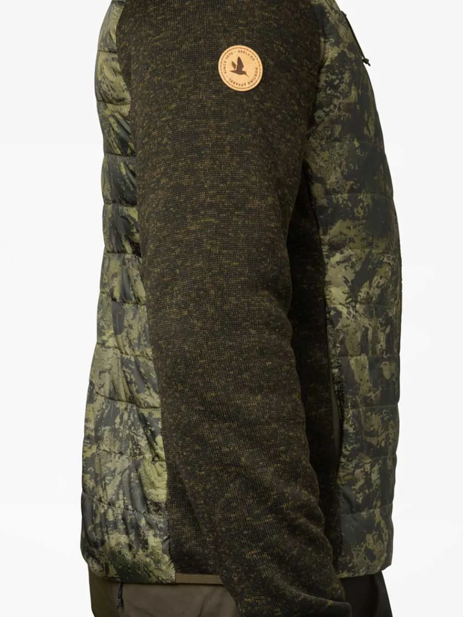 seeland_theo_hybrid_camo__2.webp Seeland Theo Hybrid Camo Jacket - Mens - Pine green & InVis green