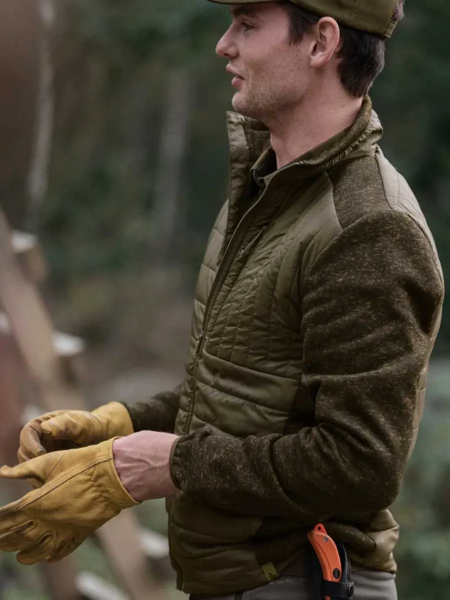 seeland_theo_hybrid_jacke_1.webp Seeland Theo Hybrid Jacket - Mens - Pine Green