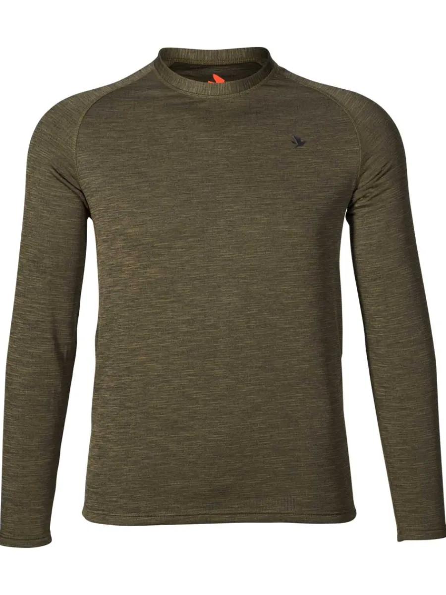 Seeland T-Shirts - Mens Active Long Sleeve - Pine Green