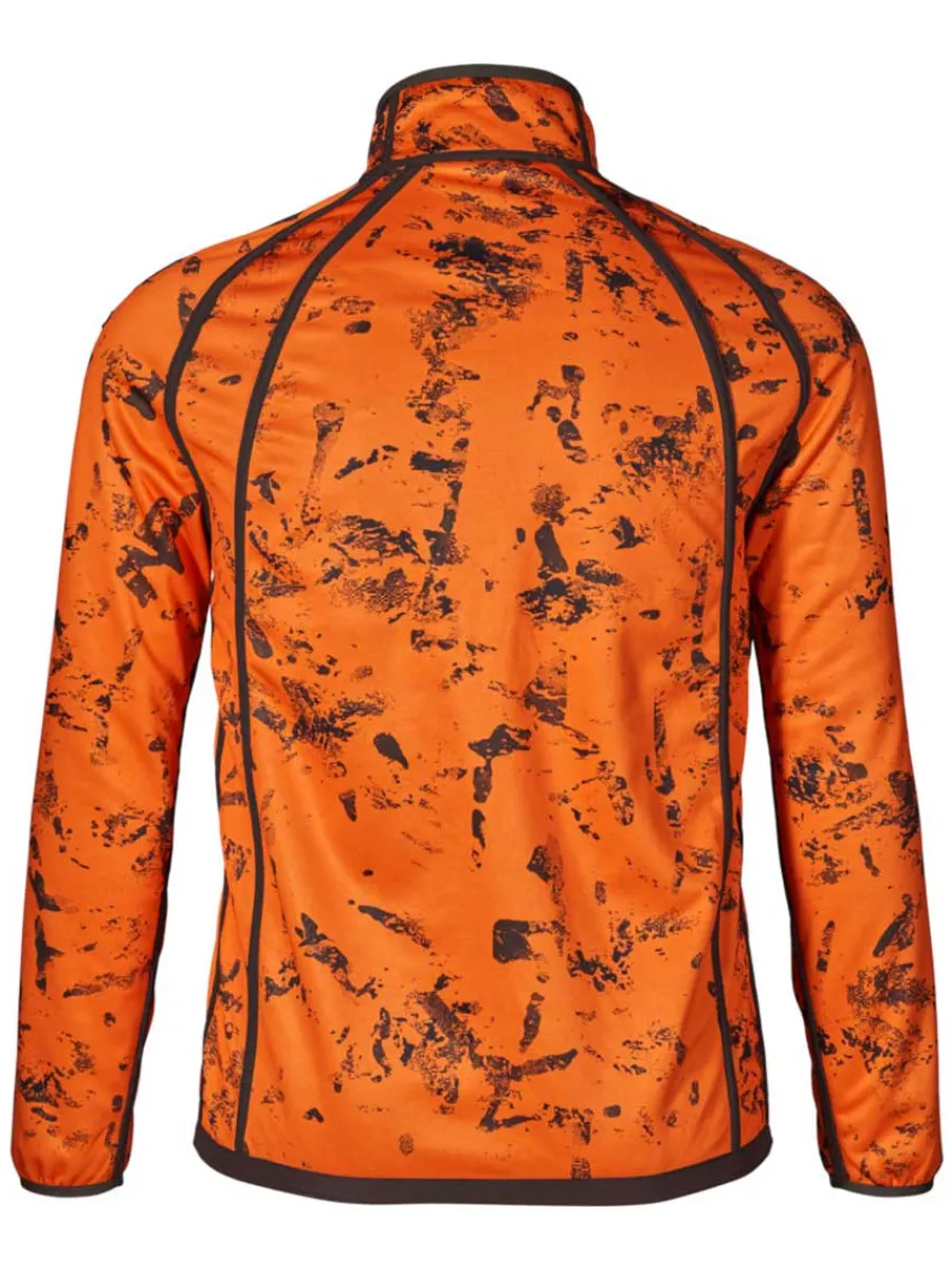 seeland_vantage_reversibl_3.webp Seeland Vantage Reversible Fleece - Mens - Pine Green / InVis Orange B