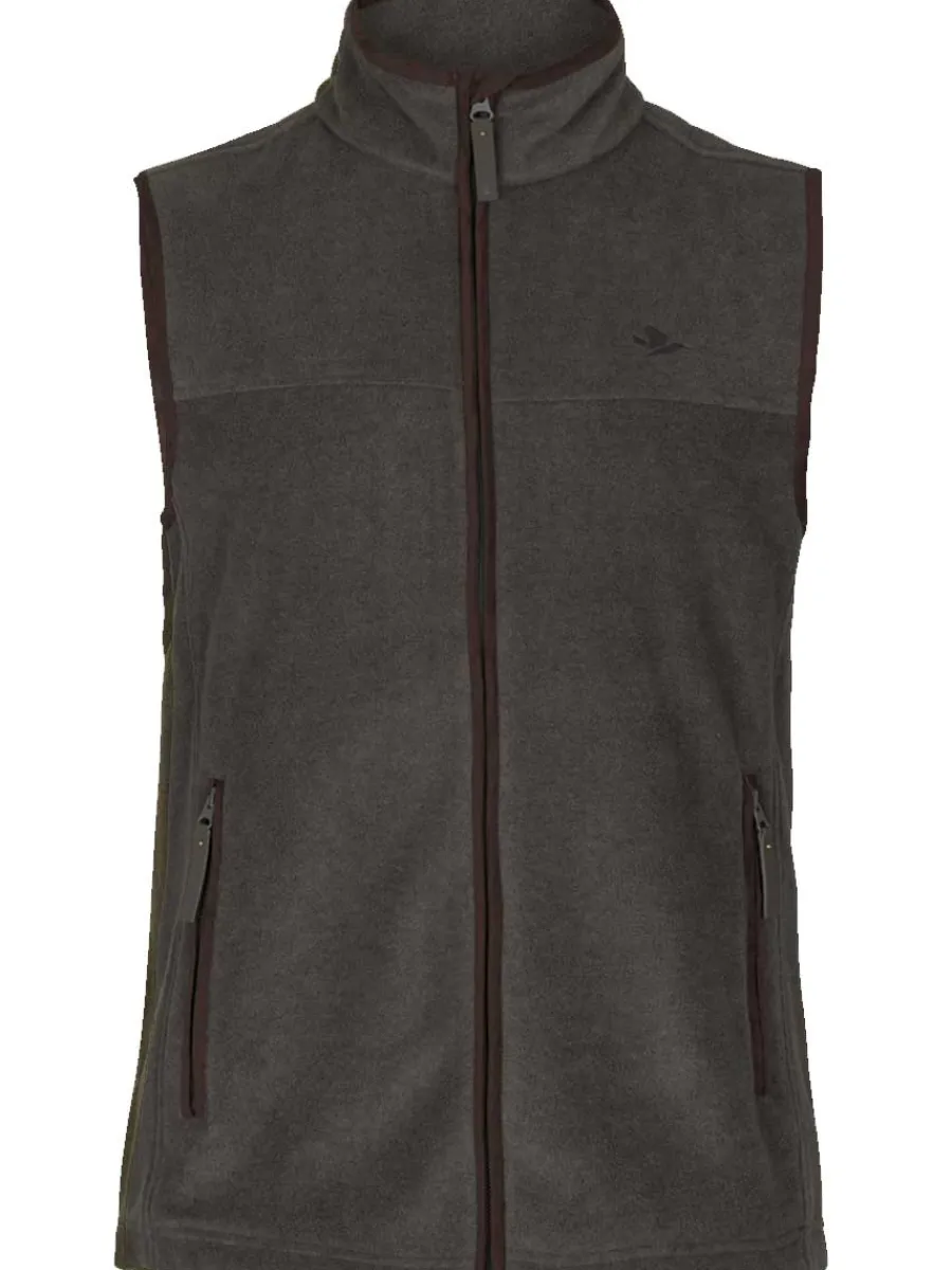 Seeland Woodcock Earl Fleece Waistcoat - Mens - Dark Grey Melange