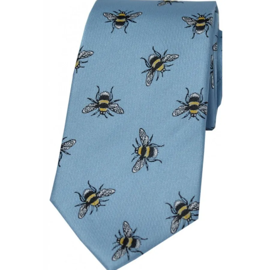 Women Soprano Bumble Bee Luxury Silk Tie -