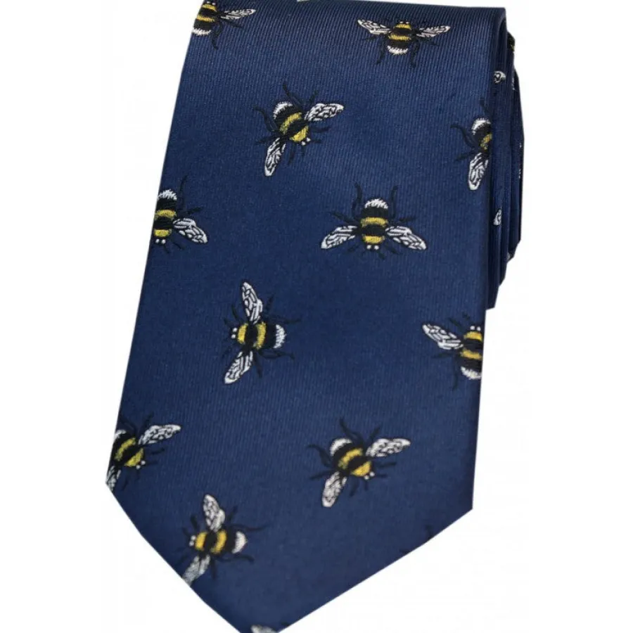 Women Soprano Bumble Bee Luxury Silk Tie -