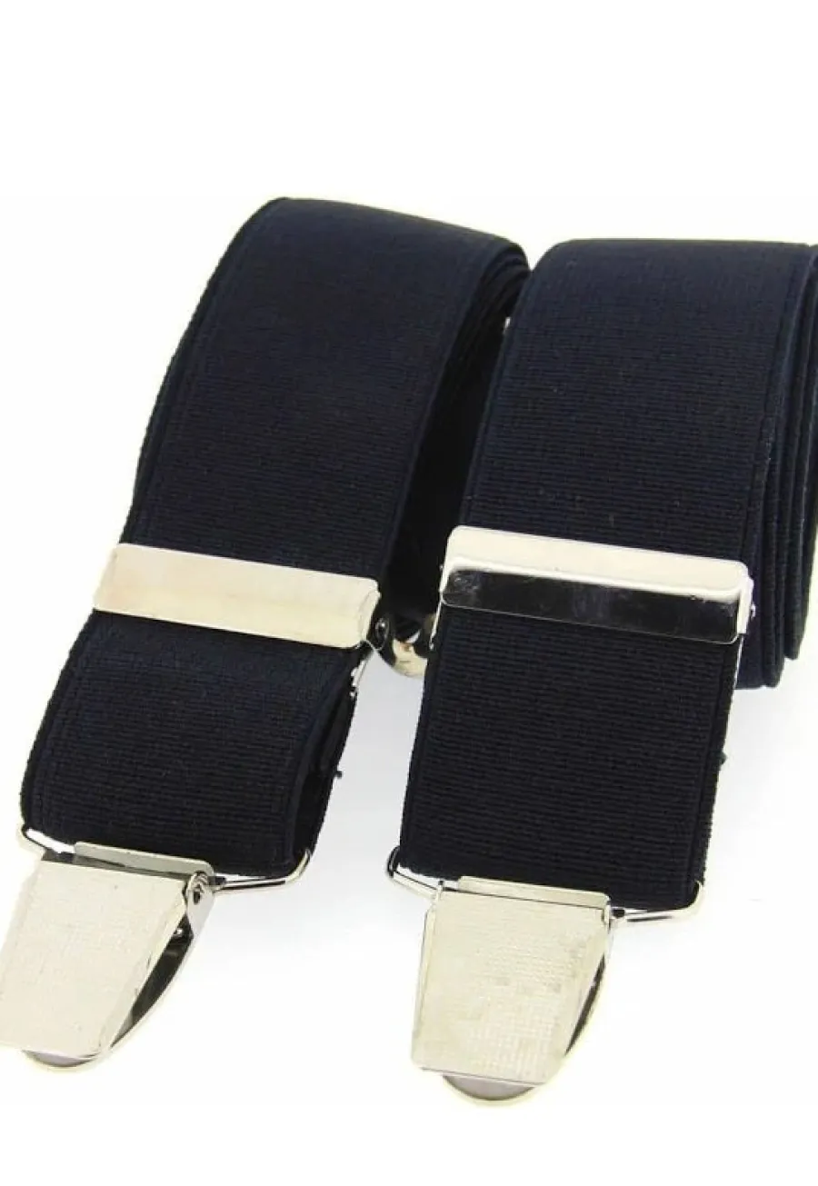Soprano Classic Adjustable Trouser Braces - 35mm X Style -