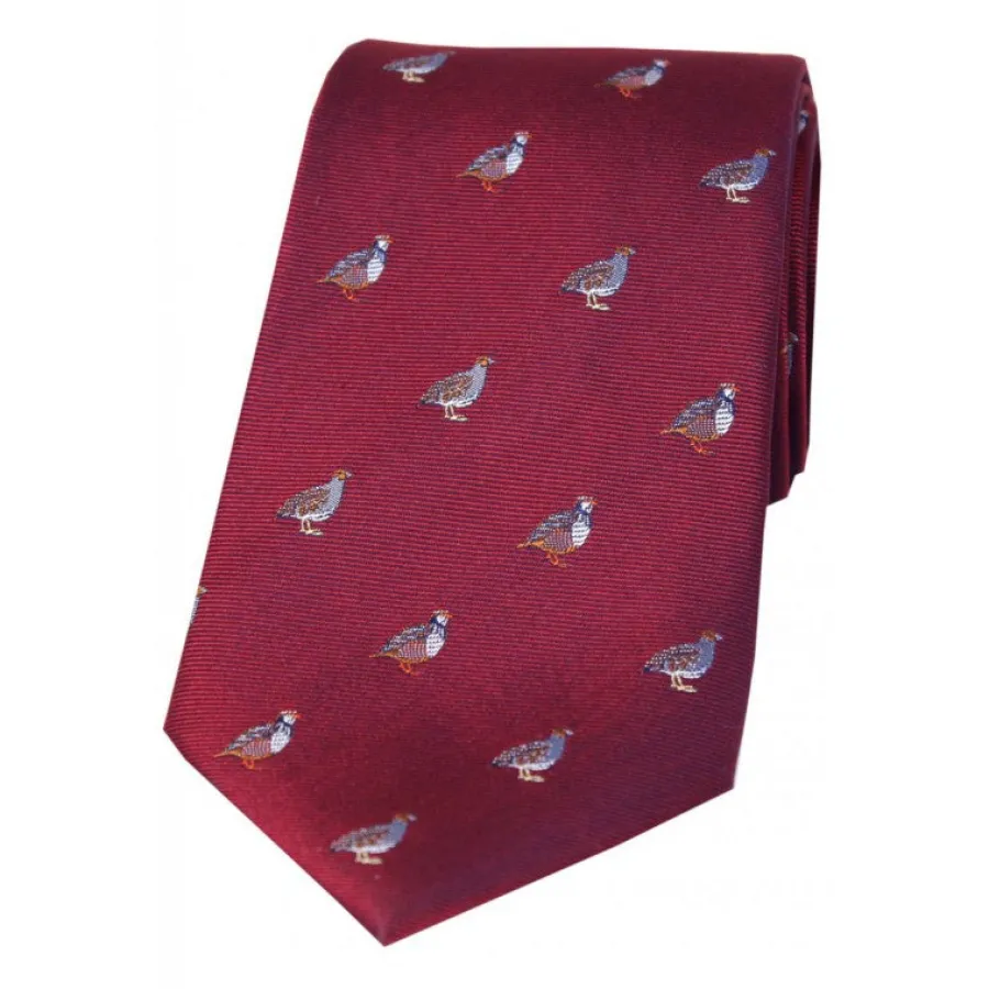 Women Soprano Grouse & Partridge Silk Country Tie -