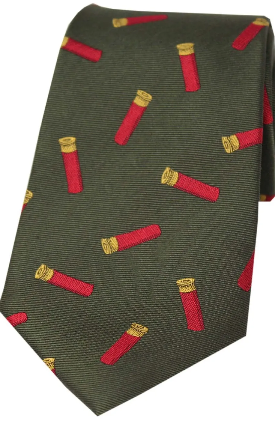 Women Soprano Gun Cartridges Woven Silk Country Tie -