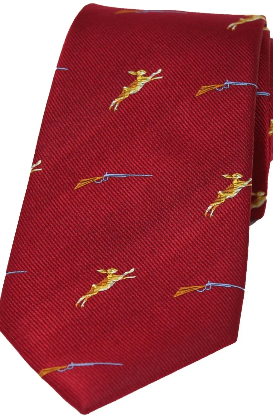 Women Soprano Hares & Shotguns Country Silk Tie -