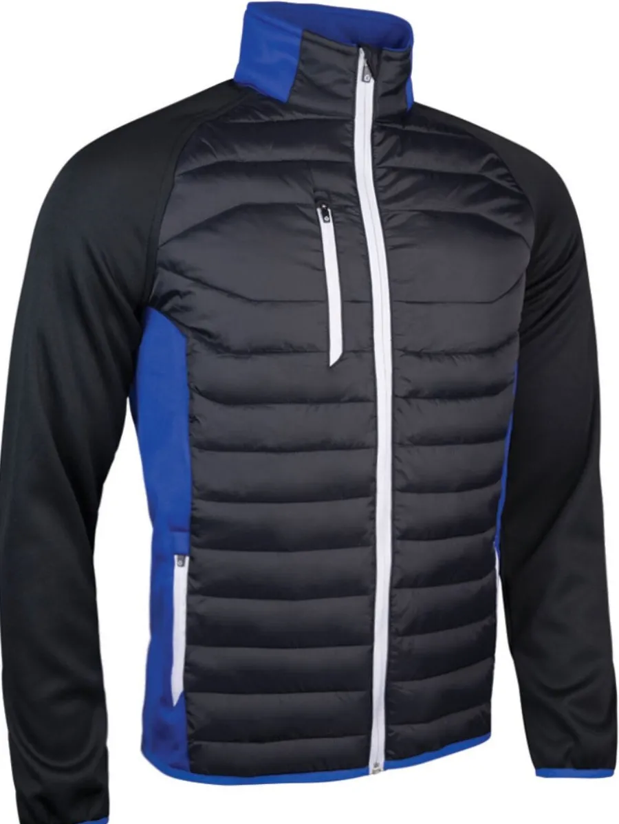Sunderland Zermatt Zip Front Performance Golf Jacket - Mens - Black /