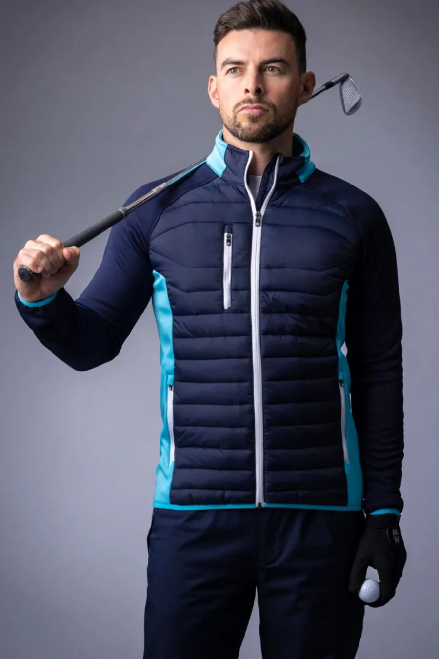 sunderland_zermatt_zip_fr_1.webp Sunderland Zermatt Zip Front Performance Golf Jacket - Mens - Navy / A