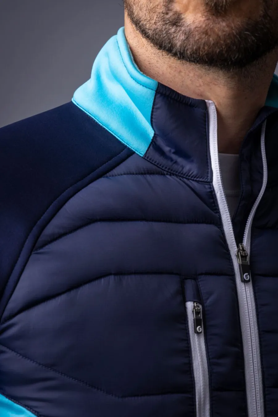 sunderland_zermatt_zip_fr_3.webp Sunderland Zermatt Zip Front Performance Golf Jacket - Mens - Navy / A